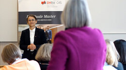 Vortrag über den dualen Master an der DHBW CAS