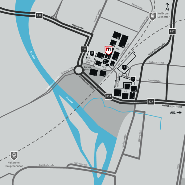 Anfahrtsskizze zum DHBW CAS - &ouml;ffne Vergr&ouml;&szlig;erungsansicht
