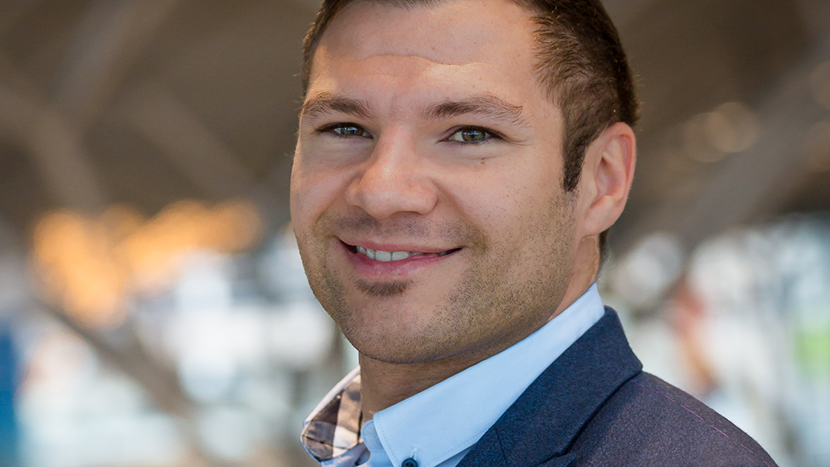 Georg Wegmann, Projektmanager Terminal & Customer Experience Projekte bei der Flughafen Stuttgart GmbH <br />
Foto: Andreas Tränkner <br />
