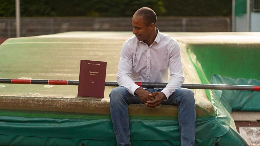 Master-Alumnus Lamin Krubally <br />
Foto: Stefan Mayer