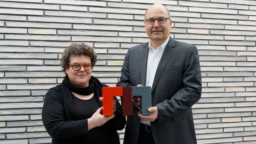 Prof. Dr. Jeanine von Stehlik und Prof. Dr. Armin Pfannenschwarz